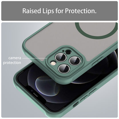 MagSafe maska za Apple iPhone 12 Pro Max, Techsuit, HaloFrost II, Zelena