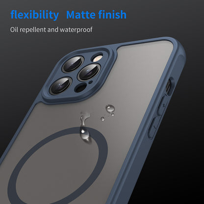 MagSafe maska za Apple iPhone 12 Pro, Techsuit, HaloFrost II, Tamnoplava