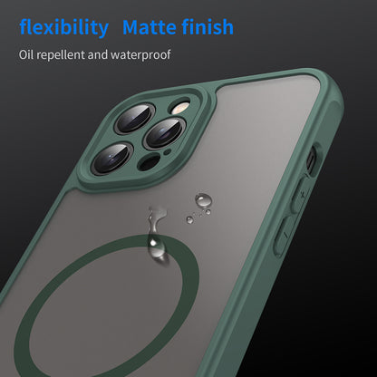MagSafe maskica za Apple iPhone 12 Pro, Techsuit, HaloFrost II, Zelena