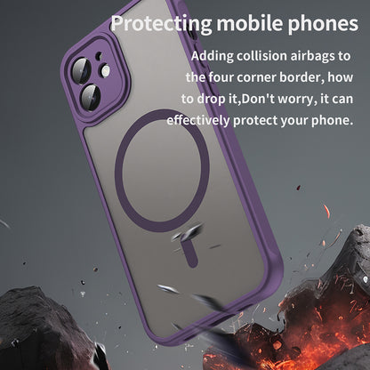 MagSafe futrola za Apple iPhone 12, Techsuit, HaloFrost II, Ljubičasta