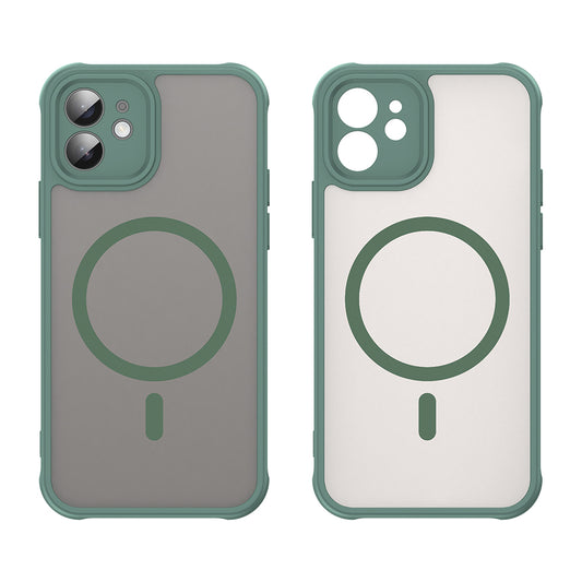 MagSafe maska za Apple iPhone 12, Techsuit, HaloFrost II, Zelena