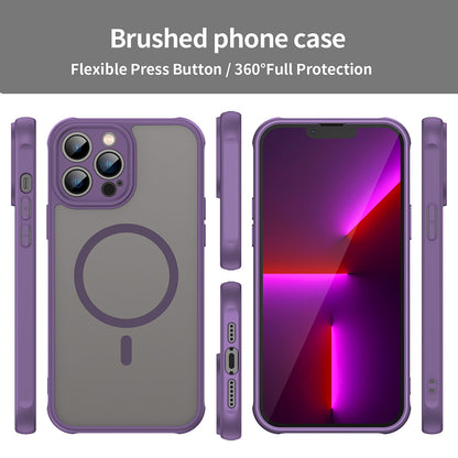 MagSafe maska za Apple iPhone 13 Pro Max, Techsuit, HaloFrost II, Ljubičasta