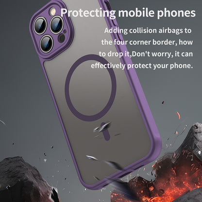 MagSafe maska za Apple iPhone 13 Pro Max, Techsuit, HaloFrost II, Ljubičasta