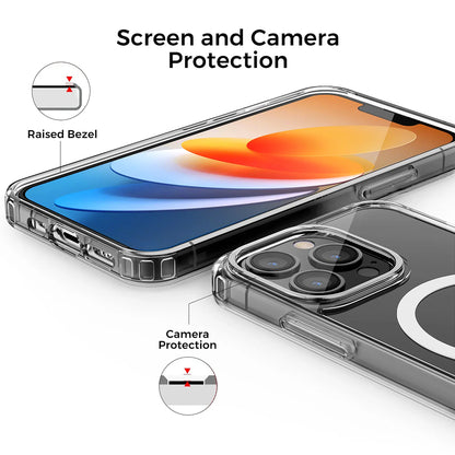 MagSafe maska za Apple iPhone 13 Pro Max, Techsuit, Pro, Prozirna