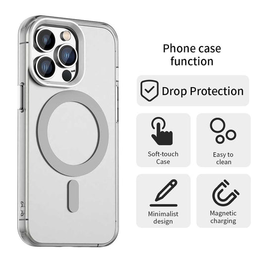 MagSafe maska za Apple iPhone 13 Pro, Techsuit, CandyCase, Bijela