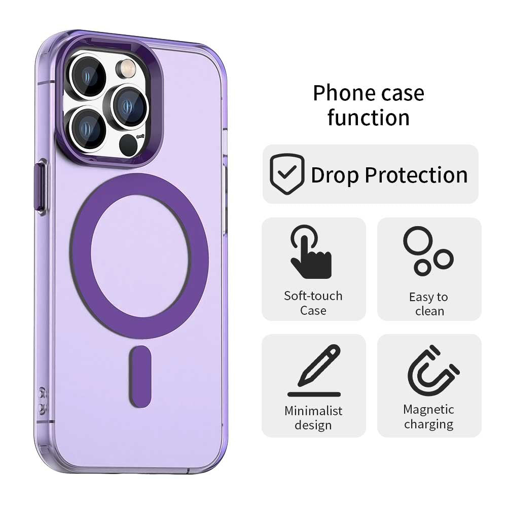 MagSafe futrola za Apple iPhone 13 Pro, Techsuit, CandyCase, Ljubičasta