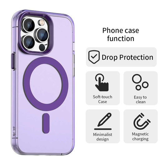 MagSafe futrola za Apple iPhone 13 Pro, Techsuit, CandyCase, Ljubičasta
