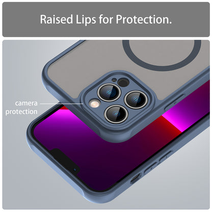 MagSafe maska za Apple iPhone 13 Pro, Techsuit, HaloFrost II, Tamnoplava