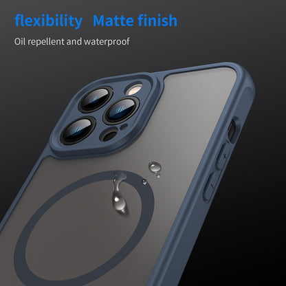 MagSafe maska za Apple iPhone 13 Pro, Techsuit, HaloFrost II, Tamnoplava