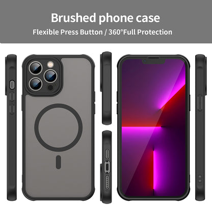 MagSafe futrola za Apple iPhone 13 Pro, Techsuit, HaloFrost II, Crna