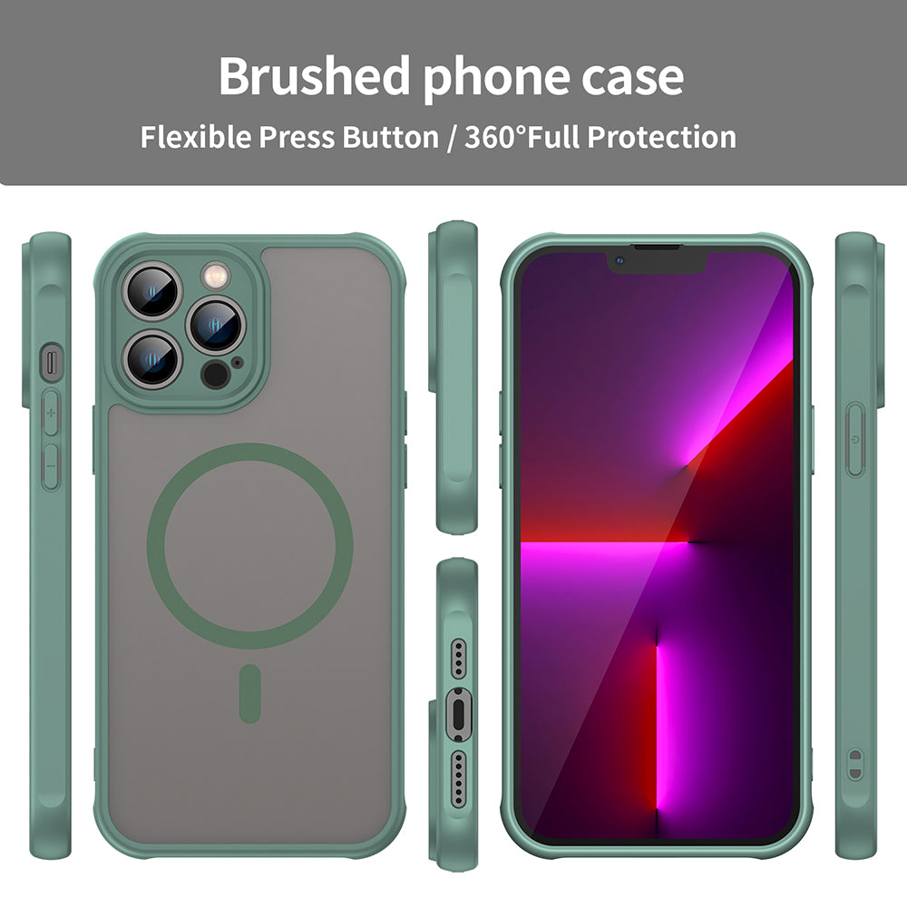 MagSafe futrola za Apple iPhone 13 Pro, Techsuit, HaloFrost II, Zelena