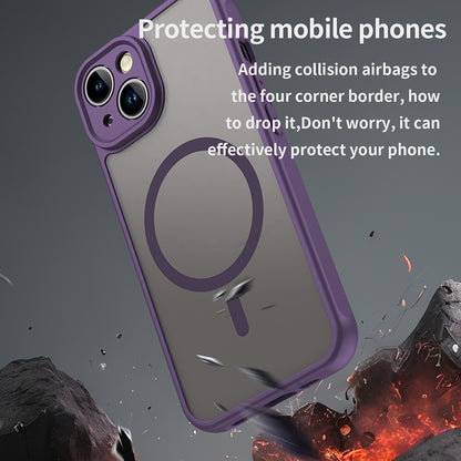MagSafe futrola za Apple iPhone 13, Techsuit, HaloFrost II, Ljubičasta