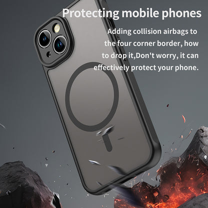 MagSafe maska za Apple iPhone 13, Techsuit, HaloFrost II, Crna