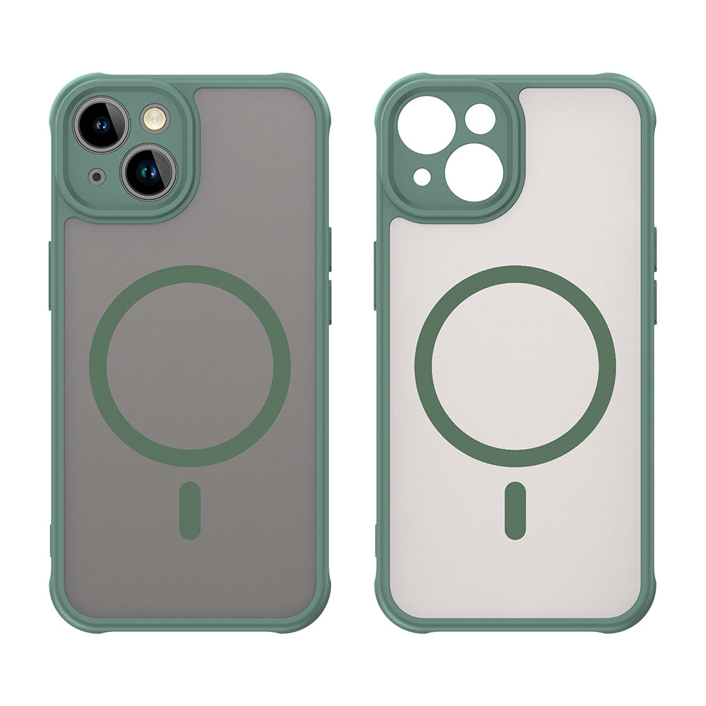 MagSafe futrola za Apple iPhone 13, Techsuit, HaloFrost II, Zelena