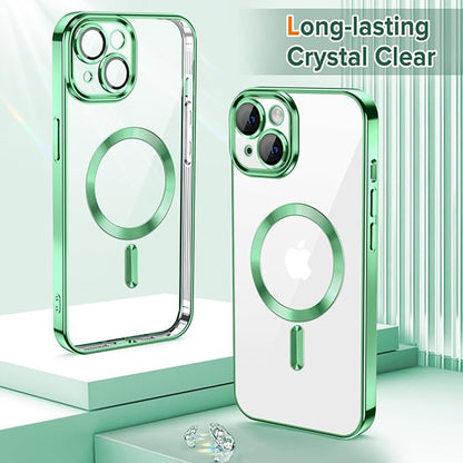 MagSafe maskica za Apple iPhone 13, Techsuit, Luxury Crystal, Svijetlo Zelena