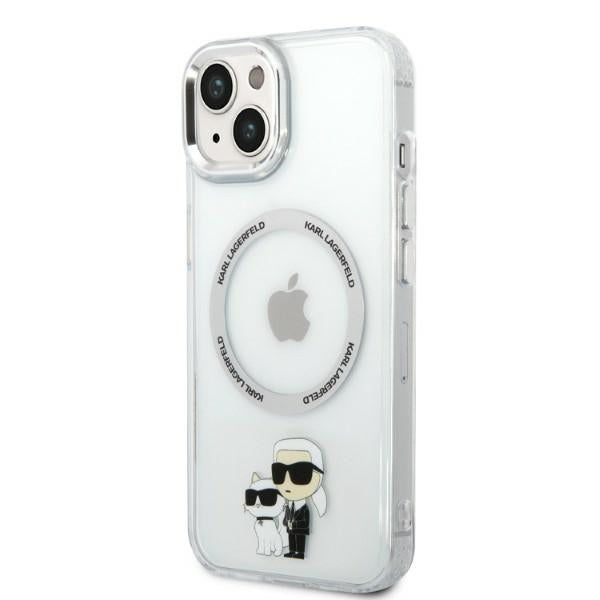 MagSafe futrola za Apple iPhone 14 Plus, Karl Lagerfeld, Ikonik Karl & Choupette, Prozirna