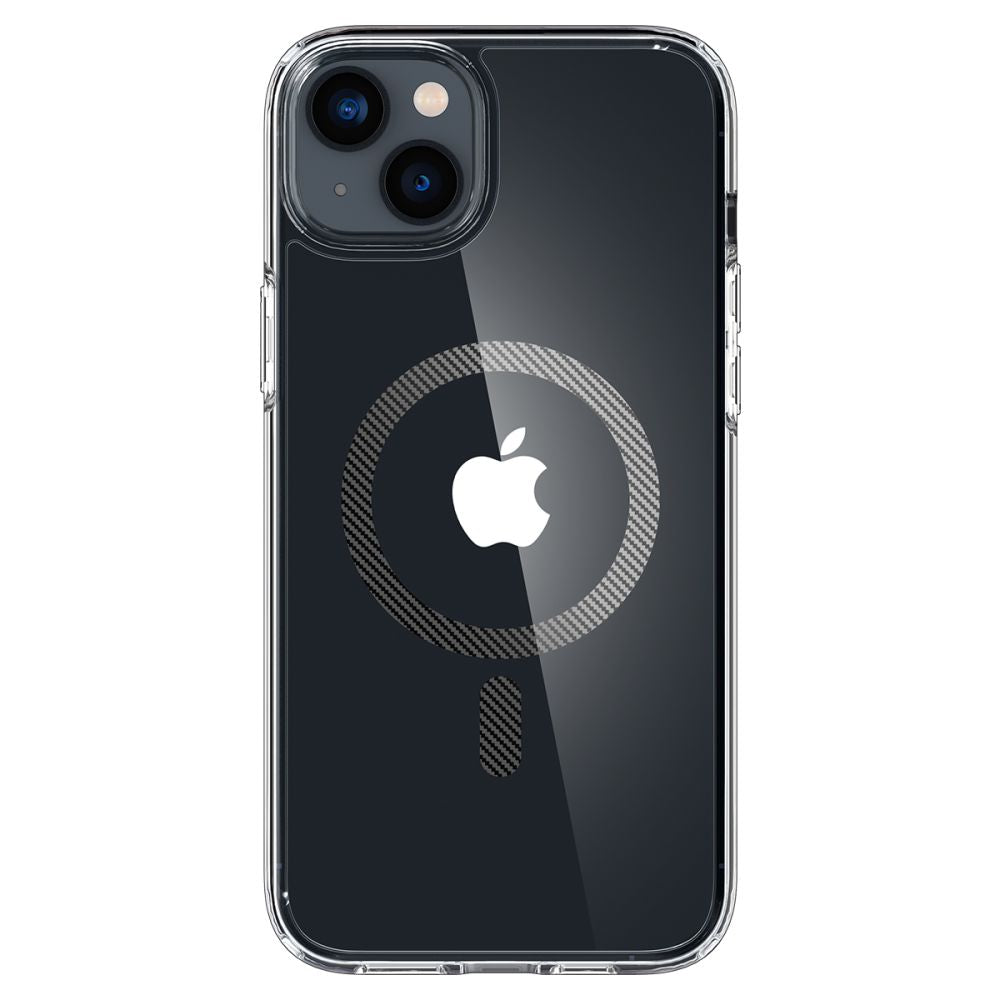 Futrola MagSafe za Apple iPhone 14 Plus, Spigen, Ultra Hybrid Carbon, Prozirna