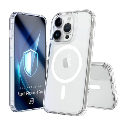 MagSafe futrola za Apple iPhone 14 Pro, 3MK, Armor MagCase, Prozirna
