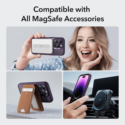 MagSafe futrola za Apple iPhone 14 Pro, ESR, Classic Hybrid, Prozirna Ljubičasta