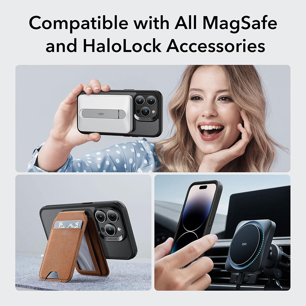 MagSafe futrola za Apple iPhone 14 Pro, ESR, Classic Hybrid, Crna Satinirana