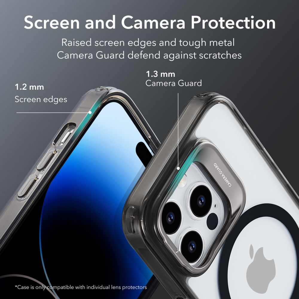 Futrola MagSafe za Apple iPhone 14 Pro Max, ESR, Classic Kickstand, Crna Prozirna