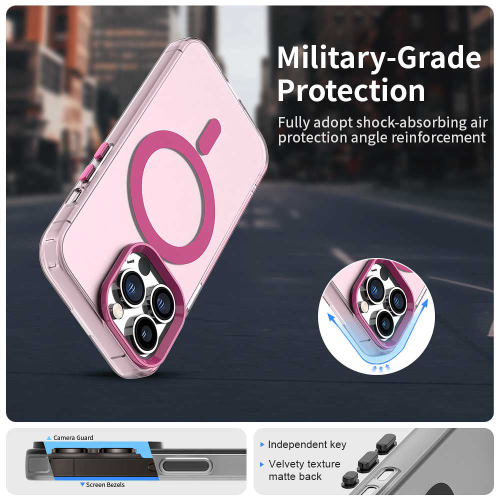 MagSafe futrola za Apple iPhone 14 Pro Max, Techsuit, CandyCase, Roza