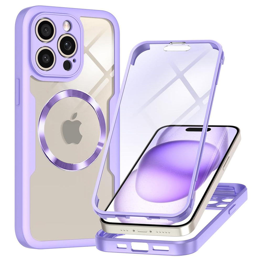 MagSafe futrola za Apple iPhone 14 Pro, Techsuit, ColorVerse 360, Ljubičasta