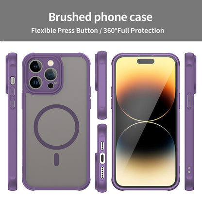 MagSafe maska za Apple iPhone 14 Pro, Techsuit, HaloFrost II, Ljubičasta