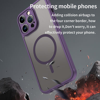 MagSafe maska za Apple iPhone 14 Pro, Techsuit, HaloFrost II, Ljubičasta