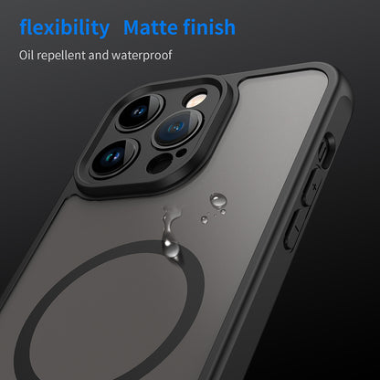 MagSafe futrola za Apple iPhone 14 Pro, Techsuit, HaloFrost II, Crna