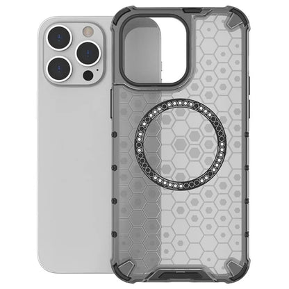 MagSafe futrola za Apple iPhone 14 Pro, Techsuit, HoneyComb Shield, Bijela