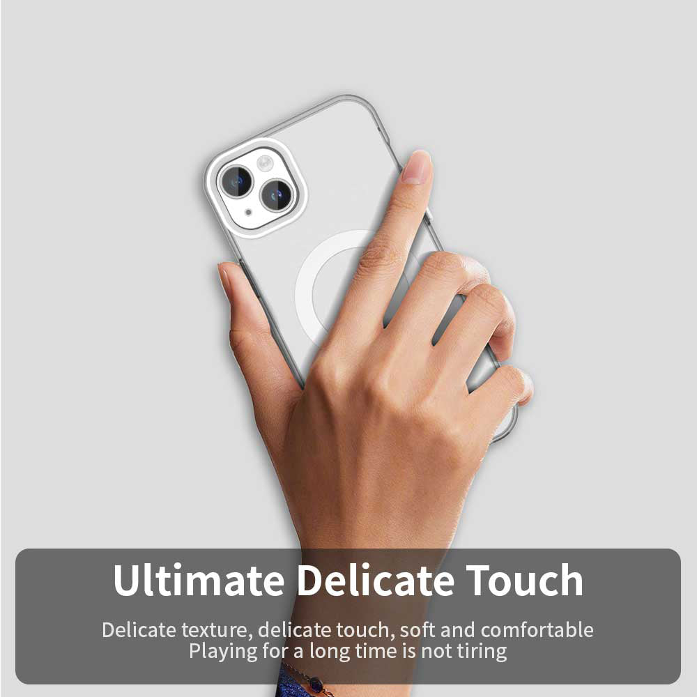 MagSafe futrola za Apple iPhone 14, Techsuit, CandyCase, Bijela