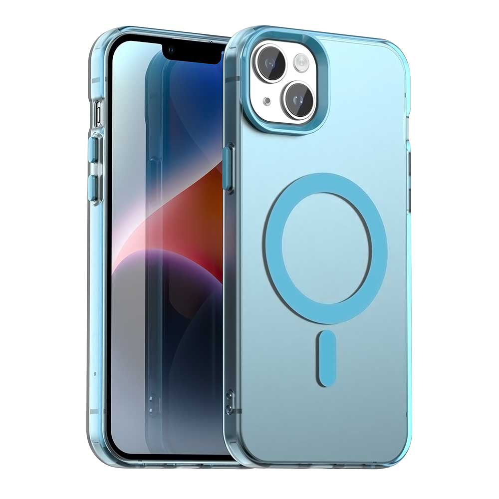 MagSafe futrola za Apple iPhone 14, Techsuit, CandyCase, Plava