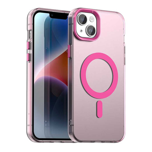 MagSafe futrola za Apple iPhone 14, Techsuit, CandyCase, Roza