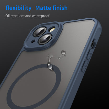 MagSafe futrola za Apple iPhone 14, Techsuit, HaloFrost II, Tamnoplava