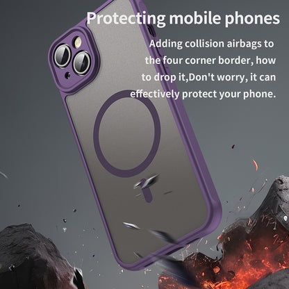MagSafe futrola za Apple iPhone 14, Techsuit, HaloFrost II, Ljubičasta
