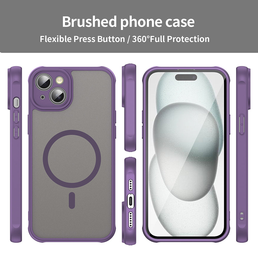 MagSafe futrola za Apple iPhone 14, Techsuit, HaloFrost II, Ljubičasta