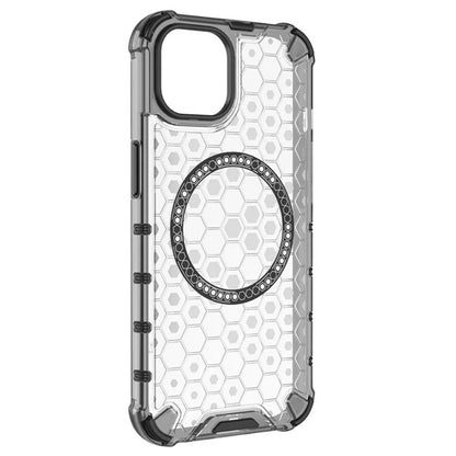 MagSafe maska za Apple iPhone 14, Techsuit, HoneyComb Shield, Bijela