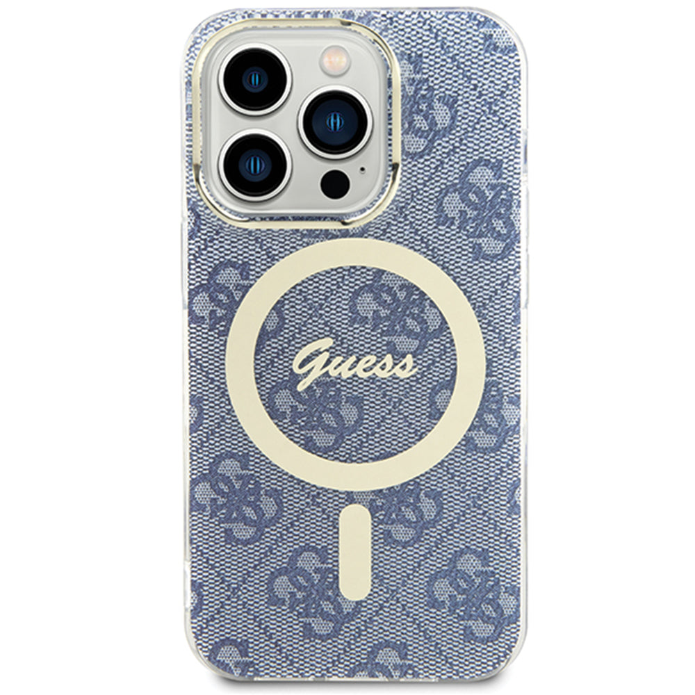 MagSafe futrola za Apple iPhone 15, Guess, IML 4G, Plava