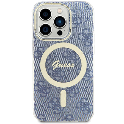 MagSafe futrola za Apple iPhone 15, Guess, IML 4G, Plava