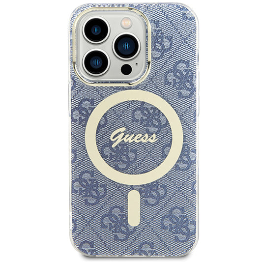 MagSafe futrola za Apple iPhone 15, Guess, IML 4G, Plava