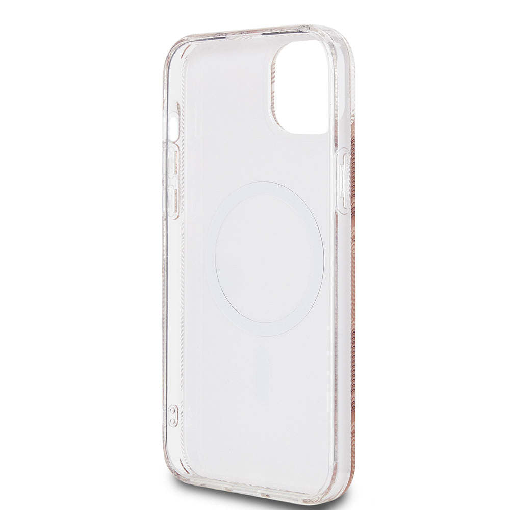 Futrola MagSafe za Apple iPhone 15 Plus, Guess, IML Gcube, Smeđa