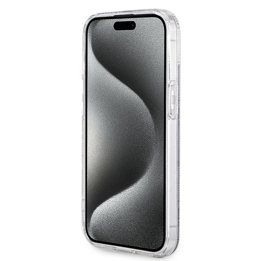 MagSafe futrola za Apple iPhone 15 Plus, Guess, IML Gcube, Crna