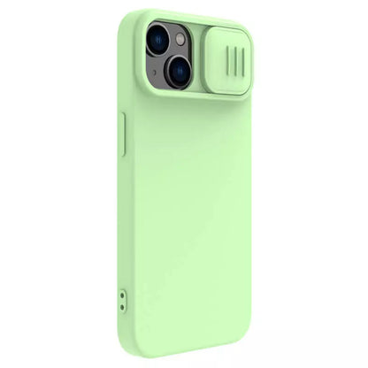 MagSafe futrola za Apple iPhone 15 Plus, Nillkin, CamShield Silky, Svijetlo Zelena