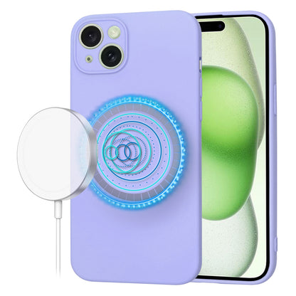 MagSafe futrola za Apple iPhone 15 Plus, Techsuit, SoftFlex, Svijetlo Ljubičasta
