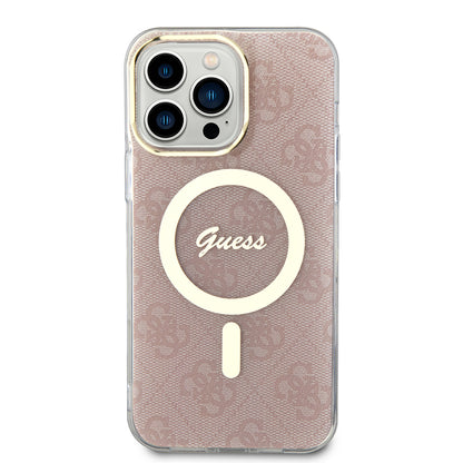 MagSafe futrola za Apple iPhone 15 Pro, Guess, IML 4G, Roza