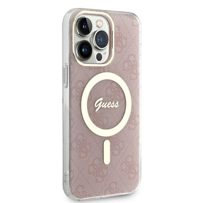 MagSafe futrola za Apple iPhone 15 Pro, Guess, IML 4G, Roza