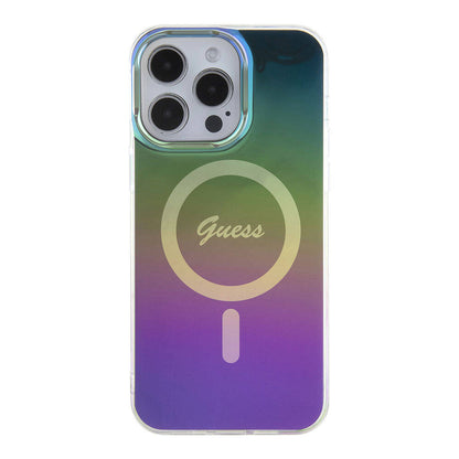 MagSafe futrola za Apple iPhone 15 Pro, Guess, IML Iridescent, Višebojna