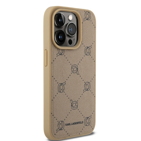 MagSafe futrola za Apple iPhone 15 Pro, Karl Lagerfeld, Karl's Head, Bež