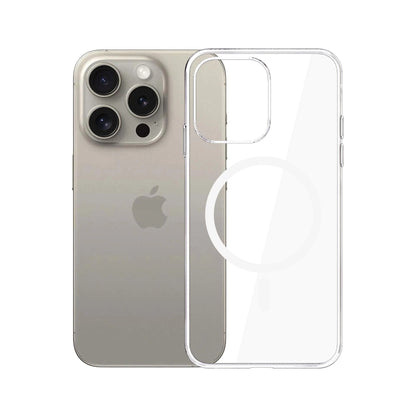 MagSafe futrola za Apple iPhone 15 Pro Max, 3MK, Clear MagCase, Prozirna